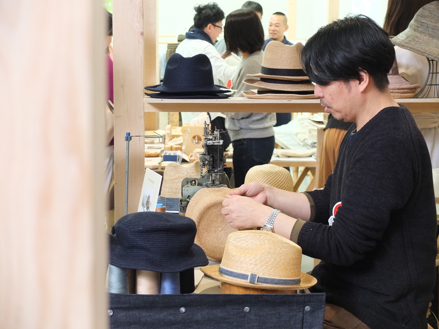 石田製帽の石田勝士さん
