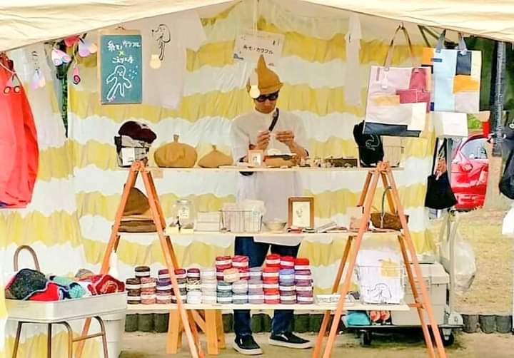 イトモノカラフルイベント出店の様子